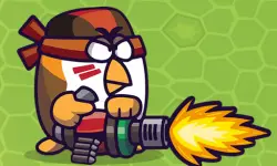 Chicken Wars: Merge Guns image