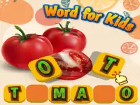Fruits and Vegetables Word image