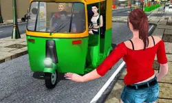 Public Tricycle Rickshaw Driver image