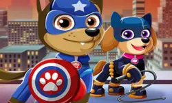 paw patrol superhero dress up image