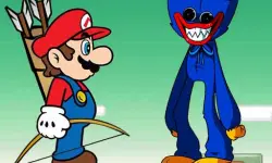 Mario vs Huggy Wuggy image