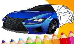 draw Car - Japanese Luxury Cars Coloring Book image