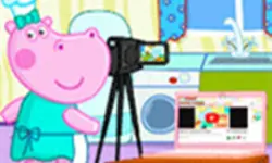 Hippo YouTube Desserts Video Filming image