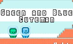 Green and Blue Cuteman image