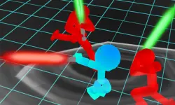 Stickman Neon Warriors: Sword Fighting image