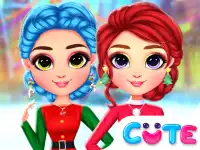 Rainbow Girls Christmas Outfits image
