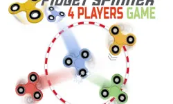 Fidget spinner: 4 players game image