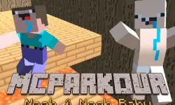 MCParkour Noob & Noob Baby image
