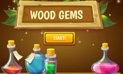 Wood Gems Bubble Shooter image