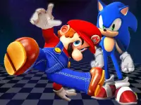 Super Mario & Sonic FNF Dance image