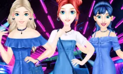 Denim Dress Fashion image