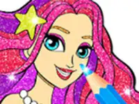 Princess Mermaid Coloring Game image