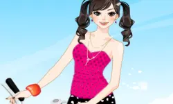 Bicycle Girl Dressup image