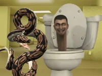 image bg Python Snake Kill Skibidi Toilet Backrooms