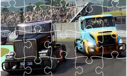 Racing Trucks Jigsaw image