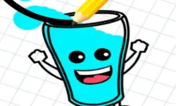 Happy Glass Draw lines image