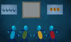 8b blue house escape image