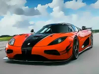 Luxury Swedish Cars Jigsaw image