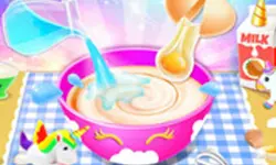 Unicorn Cake Make image