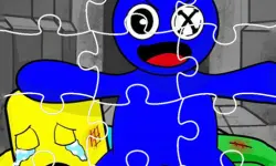 Rainbow Friend Cartoon Jigsaw image