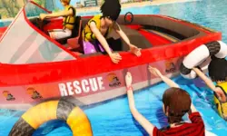 Beach Rescue Emergency Boat image