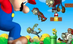 Super Mario Shooting Zombie image