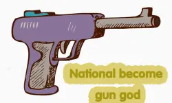 National become gun god image