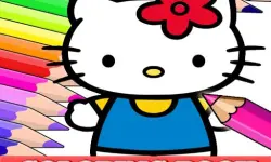 Coloring Book for Hello Kitty image
