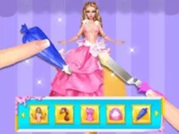 Baby Taylor Doll Cake Design - Bakery Game image
