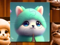 Cute Cat Jigsaw image