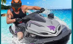 Jetsky Power Boat Water Racing Stunts Game image