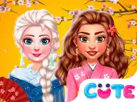image bg BFFs Kimono Fashion