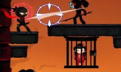 Ninja Stickman Warrior HTML5 image