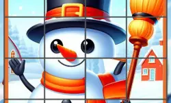 Happy Snowman Puzzle image