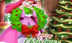 Ariel The Little Mermaid Christmas Dres Up image