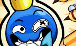 Save Rainbow: Blue monster image