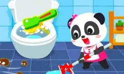 Baby Panda House Cleaning image