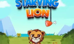 Starving Lion image