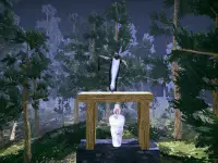image bg Pocong found Kuntilanak night horror