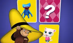 Curious George Memory Card Match image