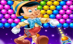 Play Pinocchio Bubble Shooter Games image