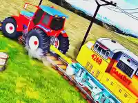 Tractor Towing Train 2022 3D image
