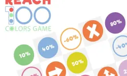 Reach 100 : Colors Game image