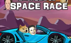 Elon Doge Space Race image