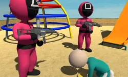 Squid Game Dalgona Candy 3D image