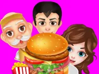 image bg Buger Cooking Food Shop