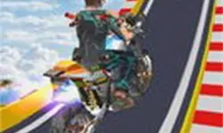 Mega Ramp Stunt Moto Game image