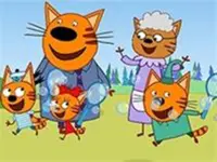 Cat Family Educational Games - Game For Kids image