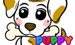 Puppy Coloring Book image