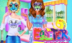 Easter Face Painting image